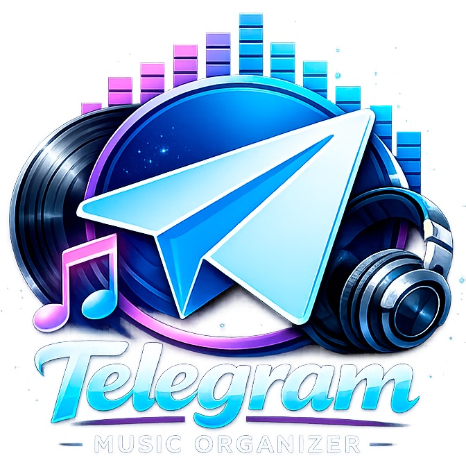 Logo Telegram Music Organizer